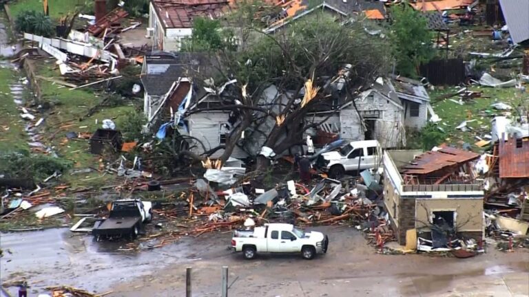 Oklahoma towns hard hit by tornadoes begin long cleanup after 4 killed in weekend storms